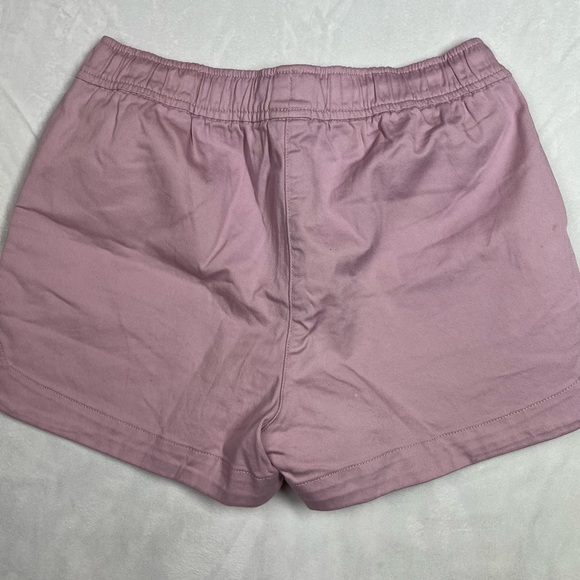 J Crew Crewcuts Girls Cotton Blend Shorts Size 12 Purple Stretch Pull On Basic - Picture 2 of 7